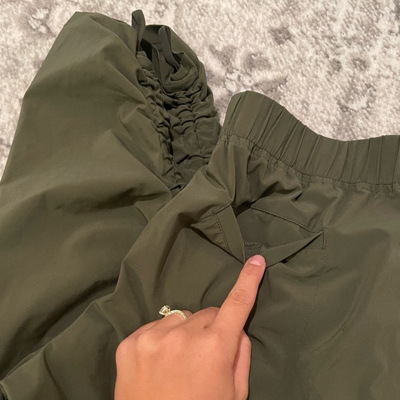 Athleta Army Green Joggers - Picture 6 of 9